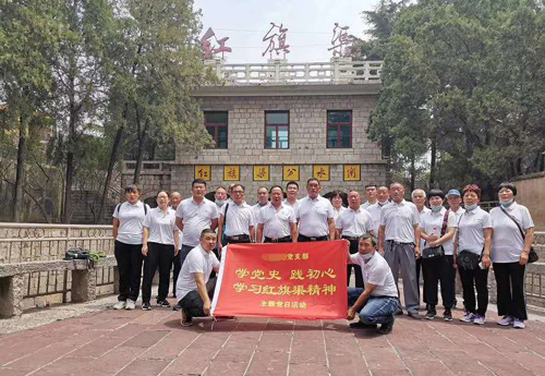 某村党支部学党史 践初心学习红旗渠精神主题培训班